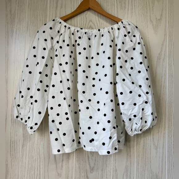 Premise Polka Dot Top Size L NWT - Picture 4 of 5